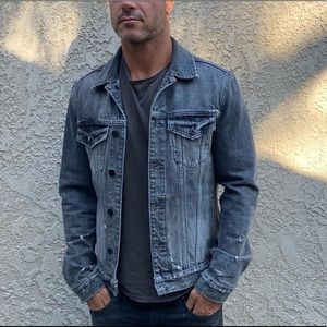 AllSaints denim jacket.